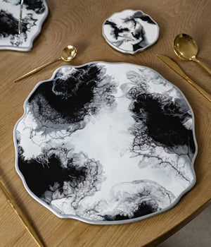 Individuales Sirius Silver en resina, hechos a mano por Dammar