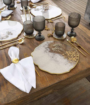 Individuales Blossom Nacar Gold