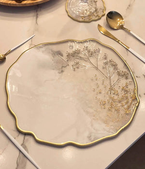 Individuales White Blossom Gold