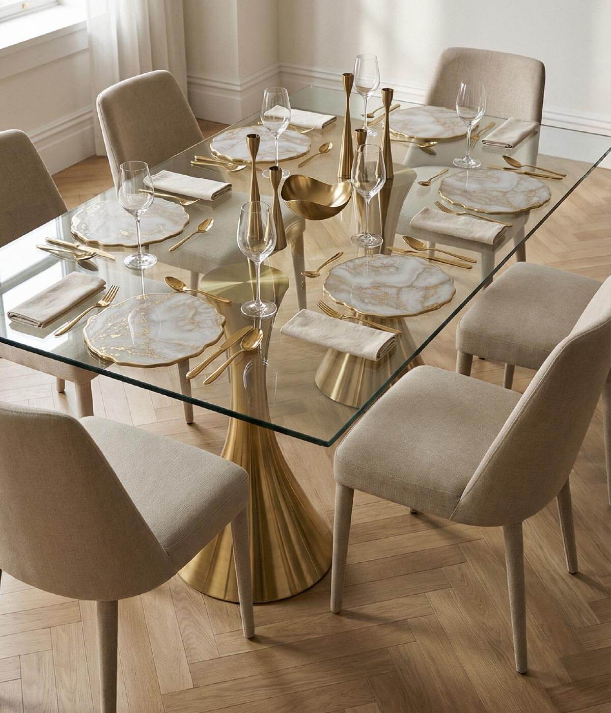 Individuales Frosten Gold