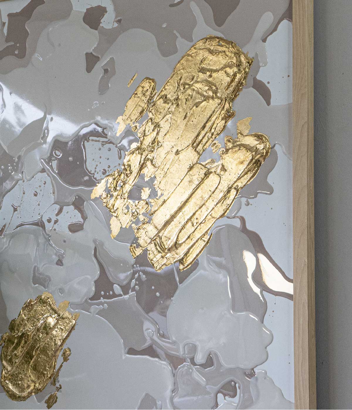 Cuadro Gold Neutrals Beige 90x70