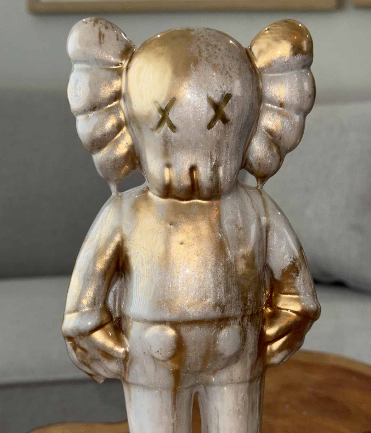 Escultura Kaw Nácar Gold