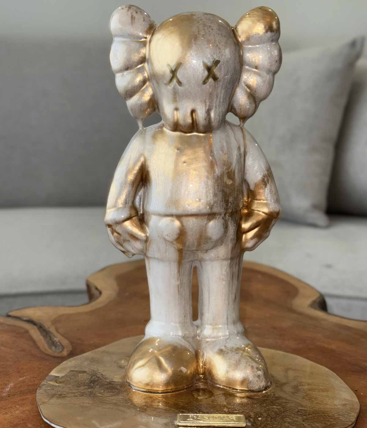 Escultura Kaw Nácar Gold