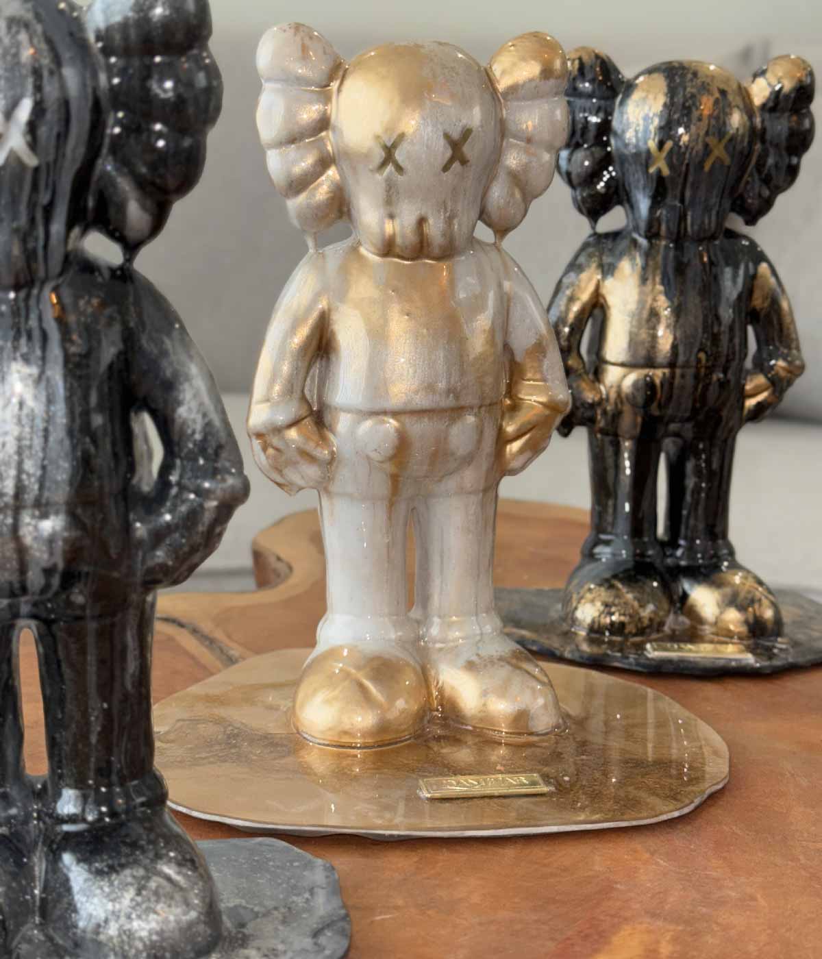 Escultura Kaw Nácar Gold