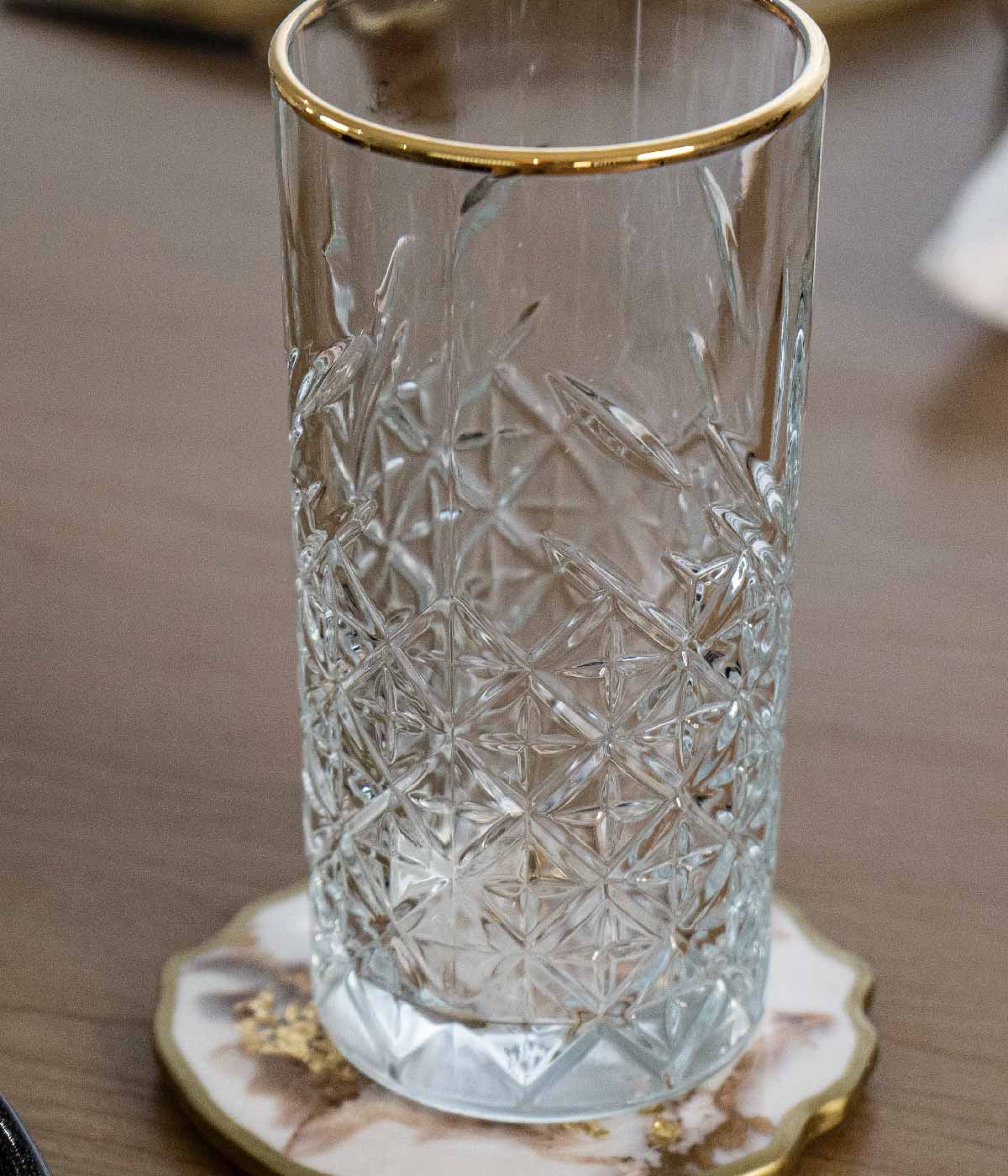 Vaso largo Golden Timeless