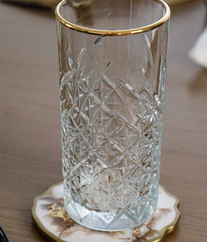 Vaso largo Golden Timeless