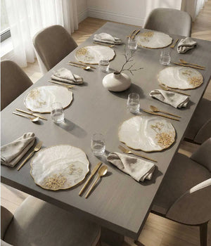 Individuales White Blossom Gold