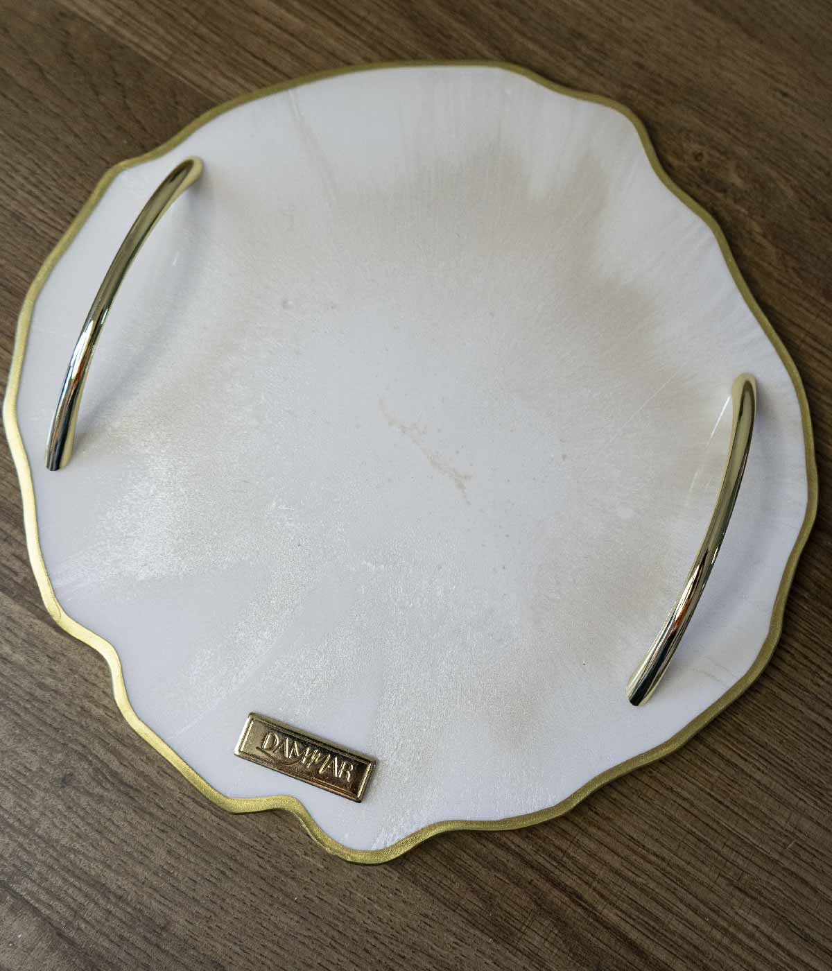 Bandeja Deluxe Kenya Gold en resina, hecha a mano por Dammar