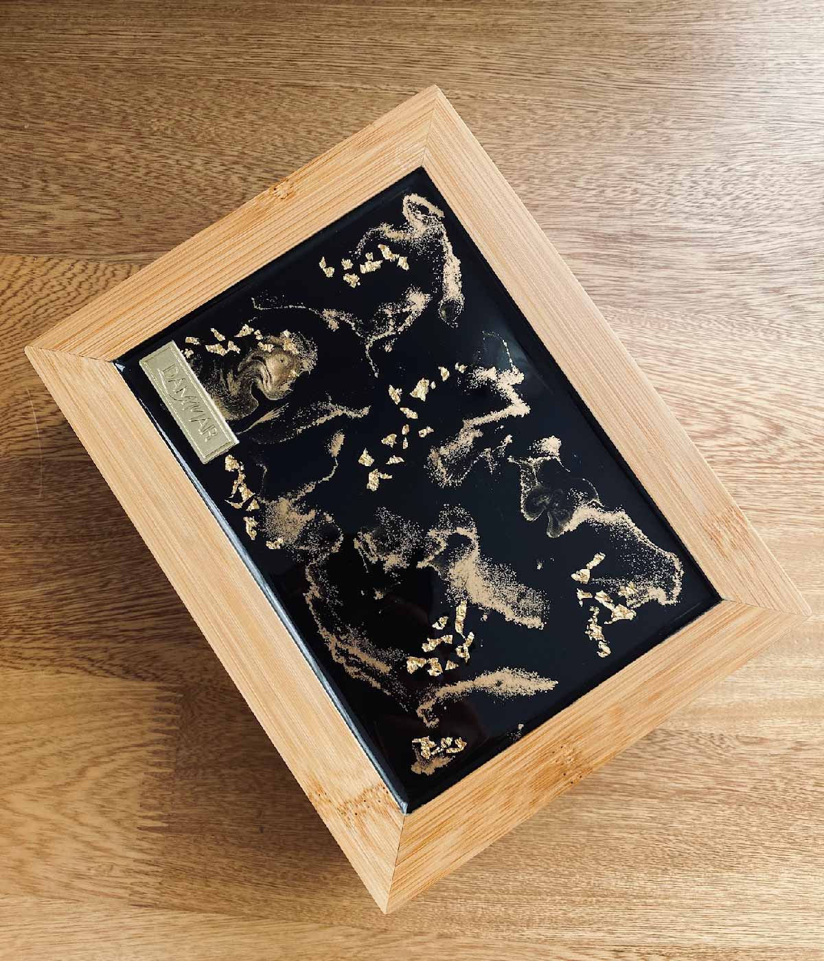 Caja multiusos Greta black gold
