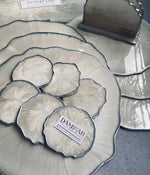 Portavasos Kenya Silver en resina, hechos a mano por Dammar