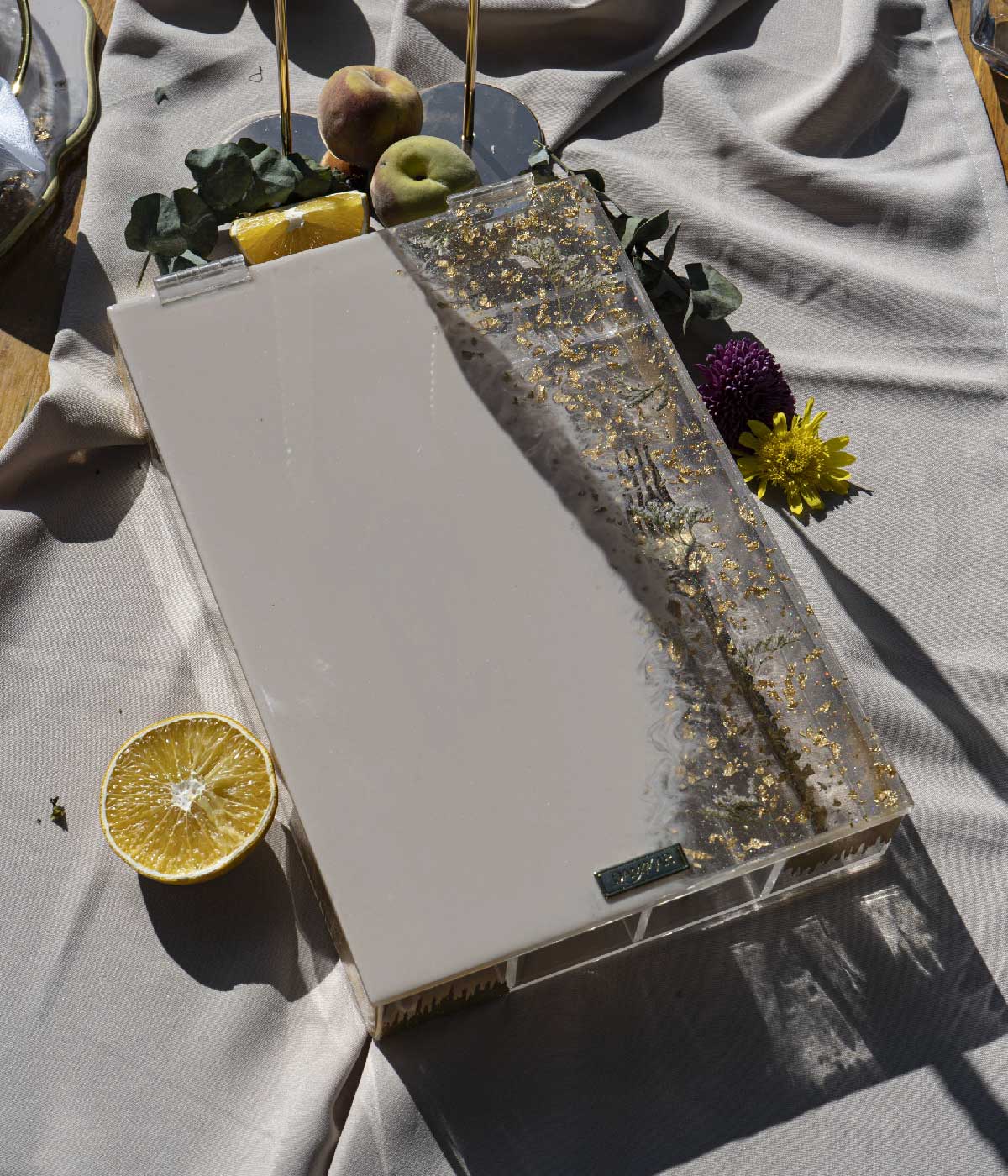 cubiertero en resina