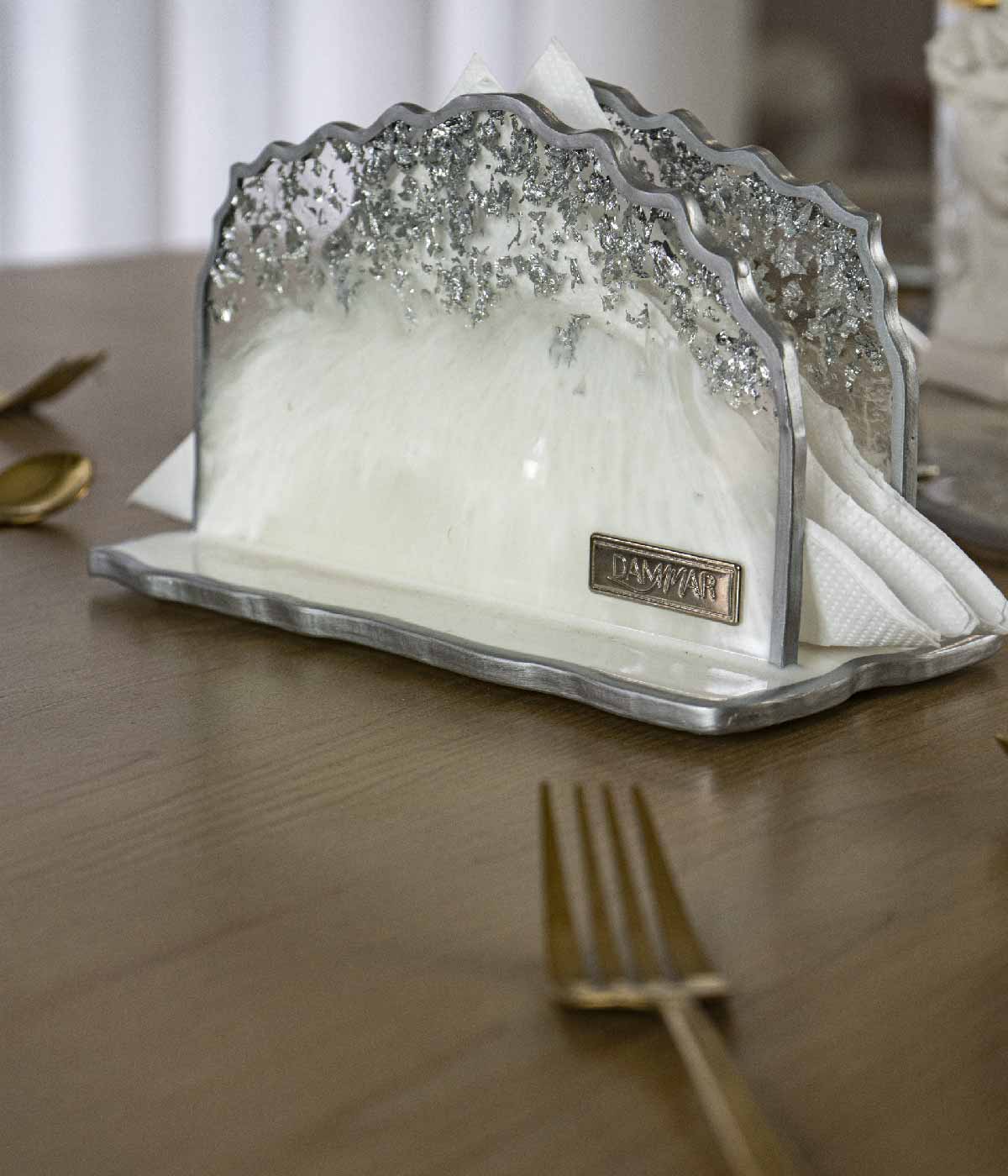 Servilletero en resina