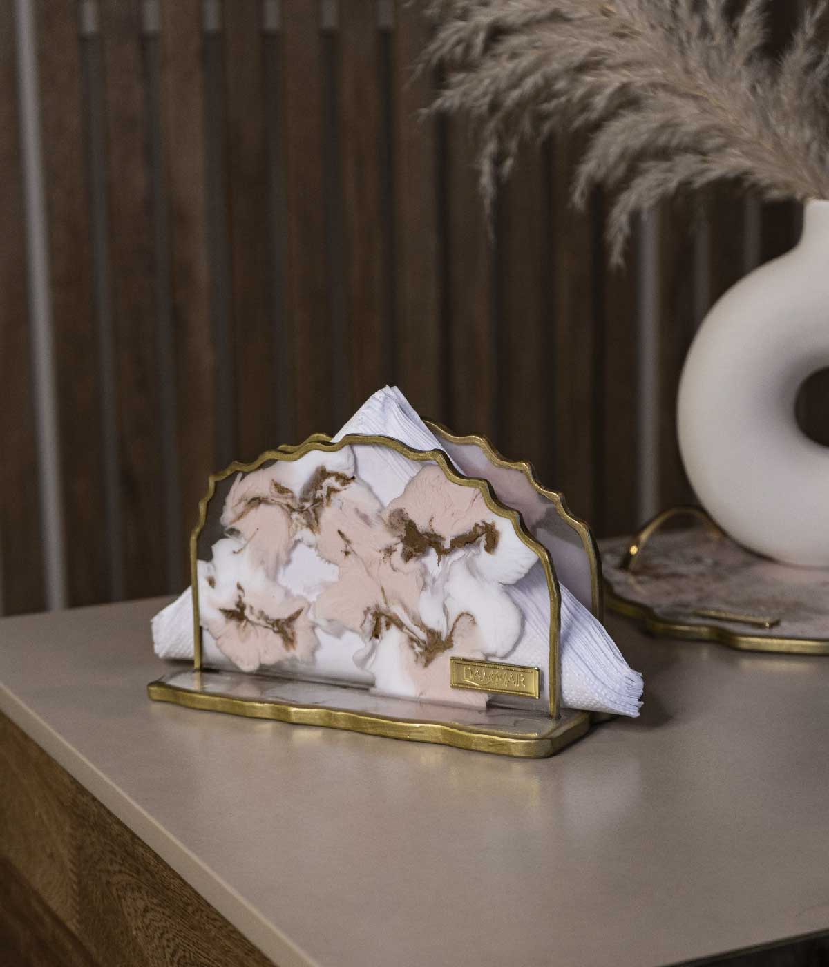 Servilletero en resina