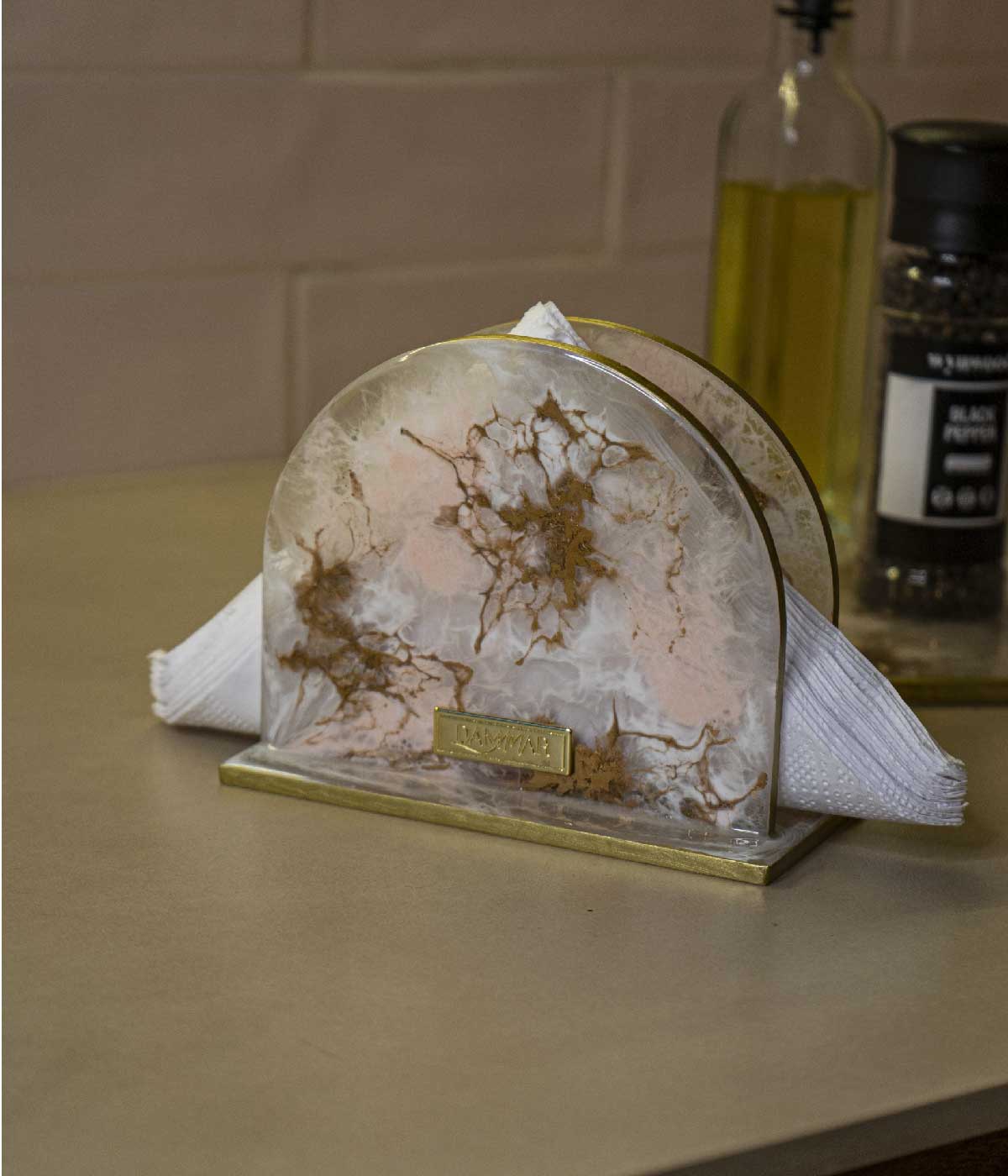 Servilletero en resina