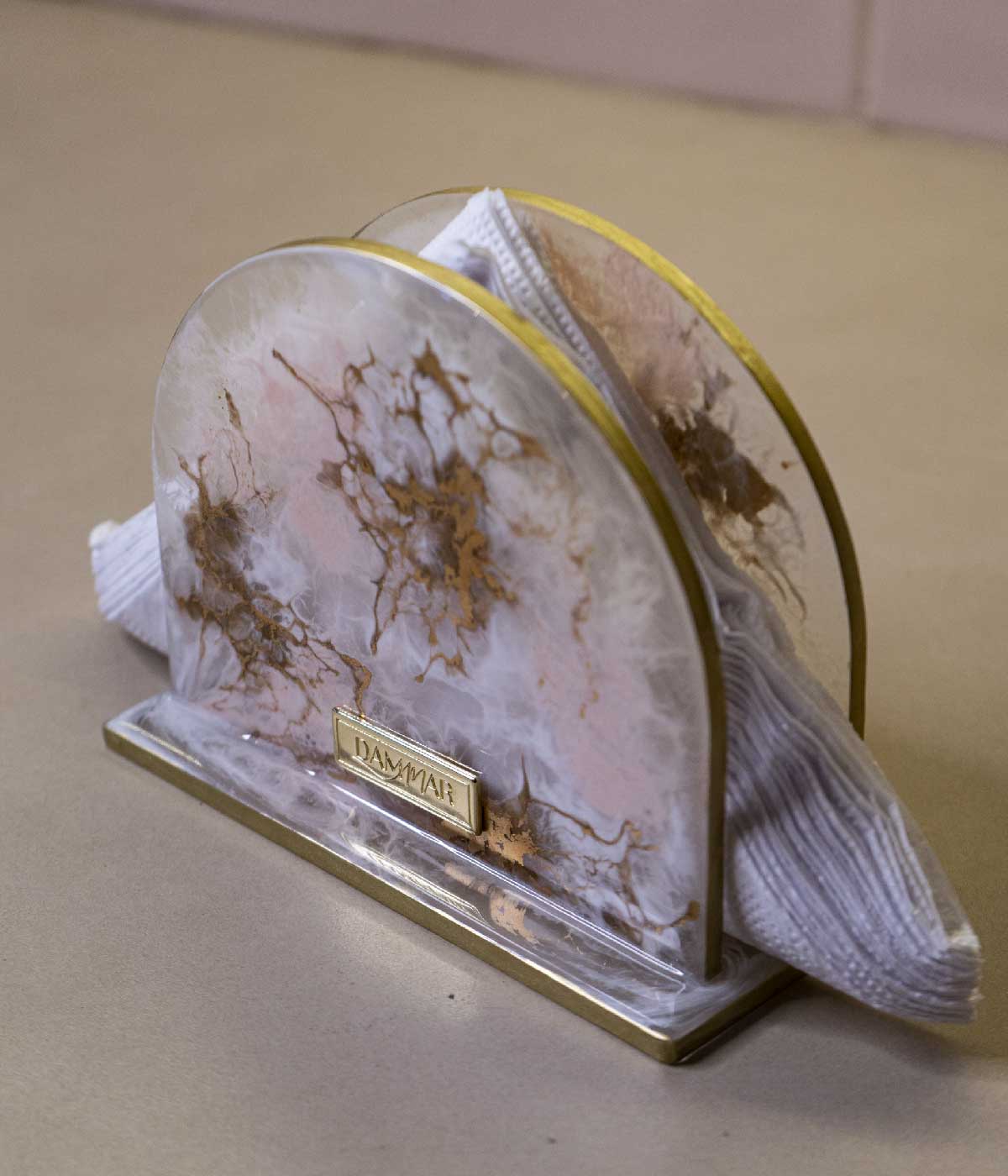 Servilletero en resina