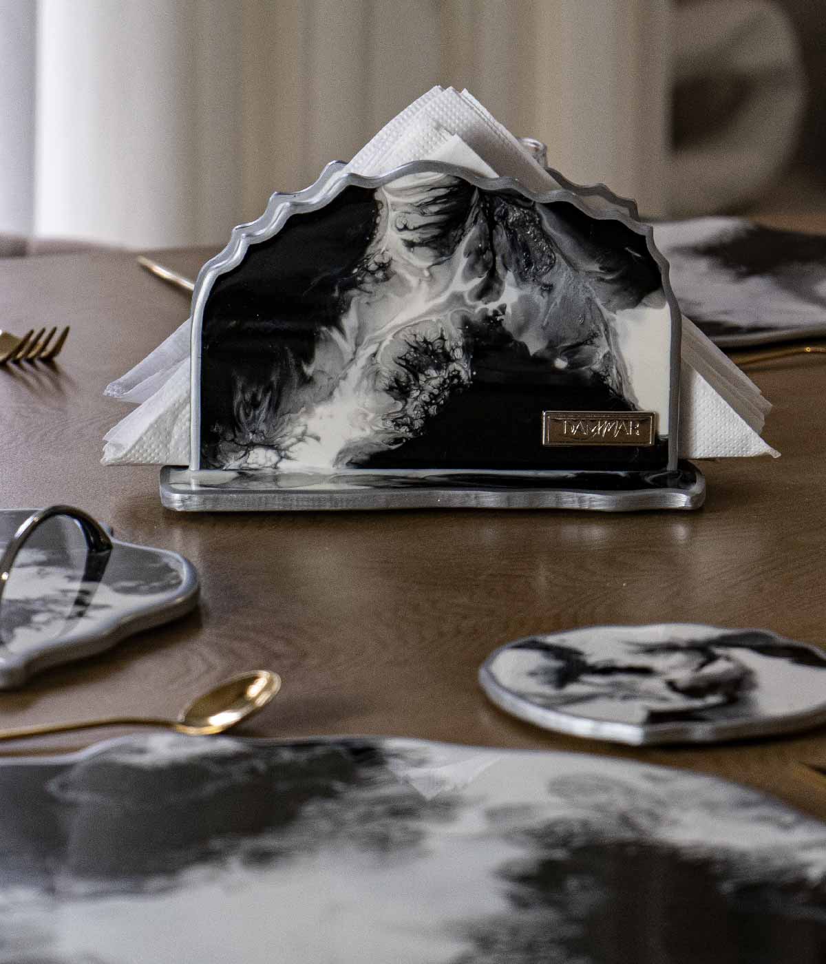 Servilletero en resina