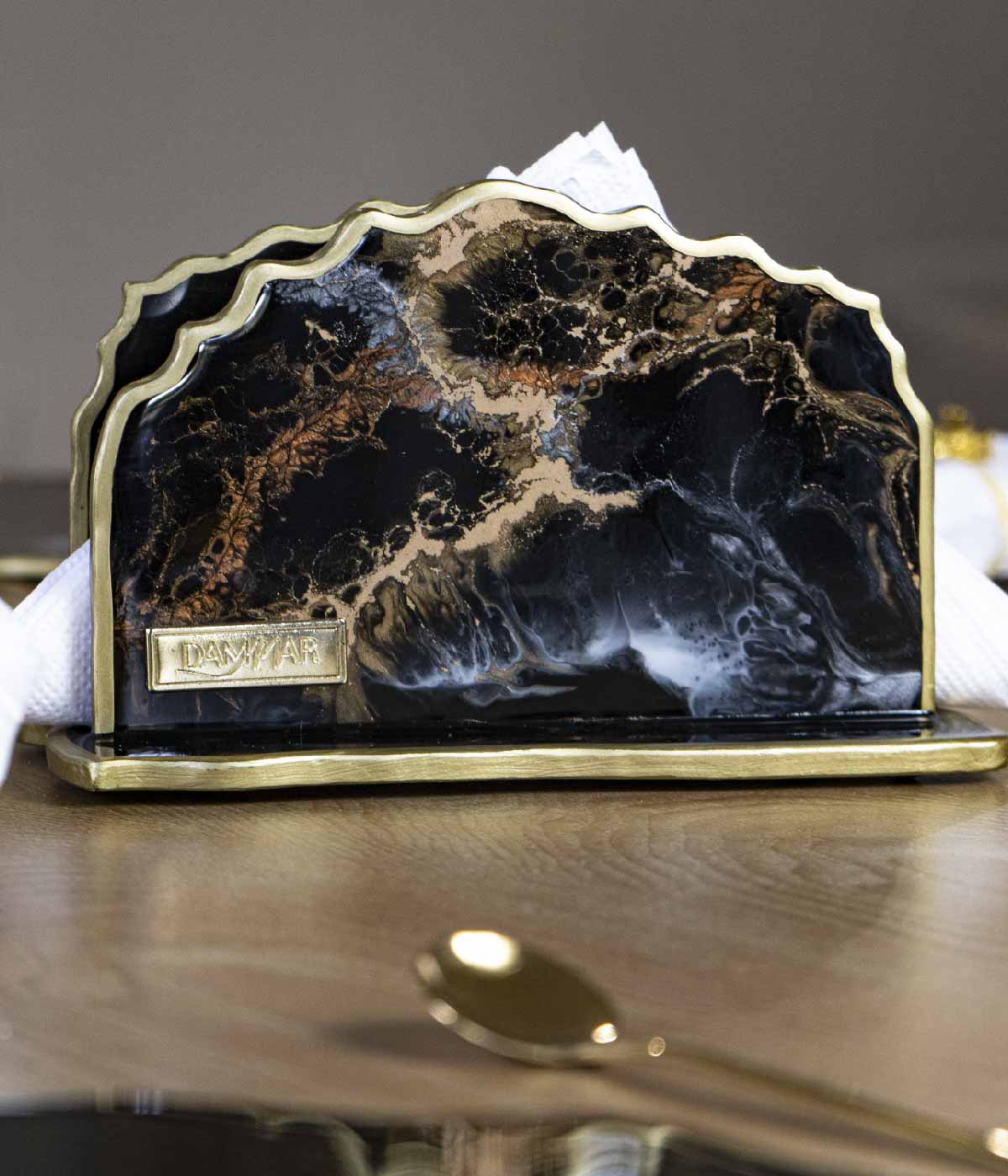 Servilletero en resina