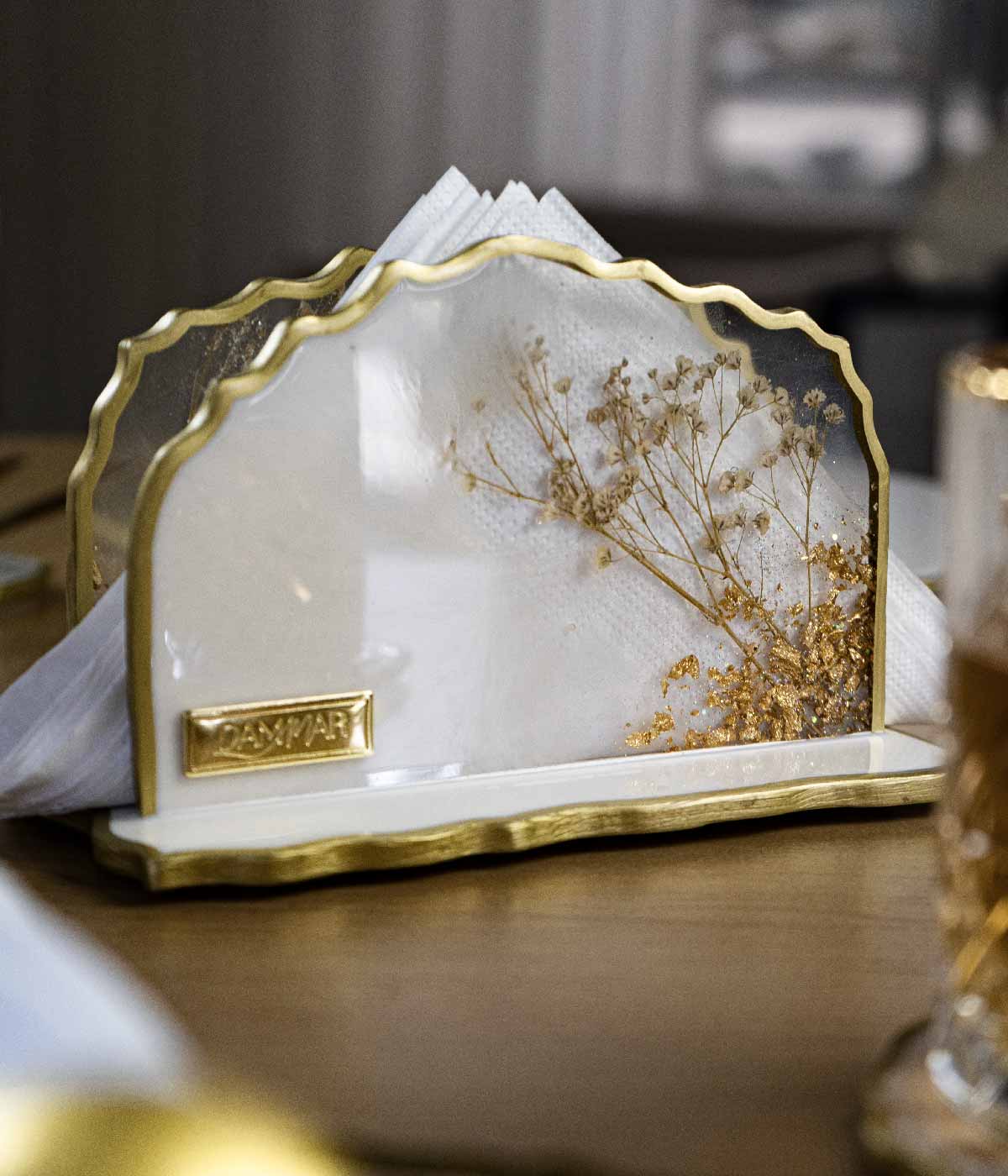 Servilletero en resina