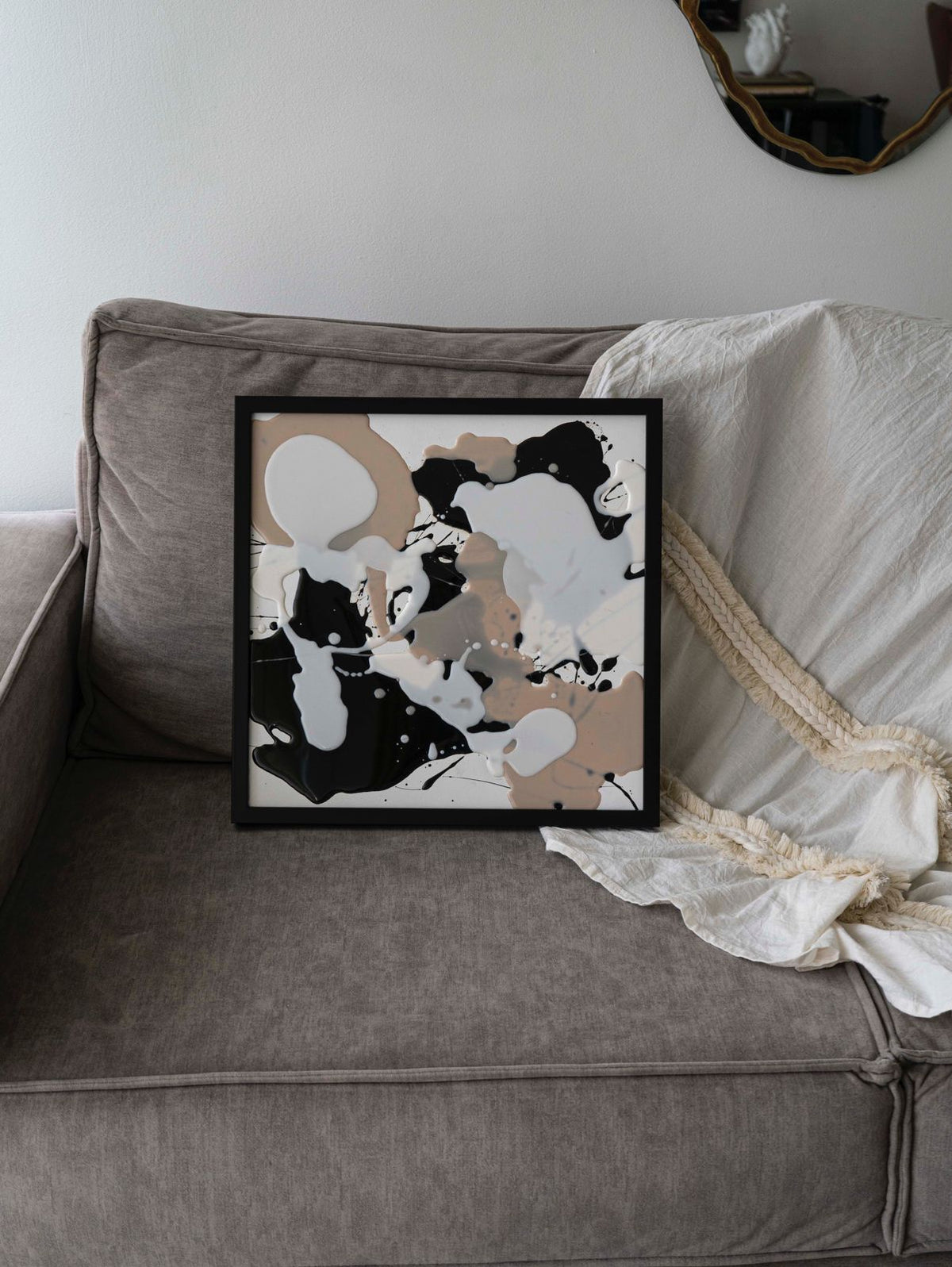 Cuadro Gold Neutrals III 40x40cm