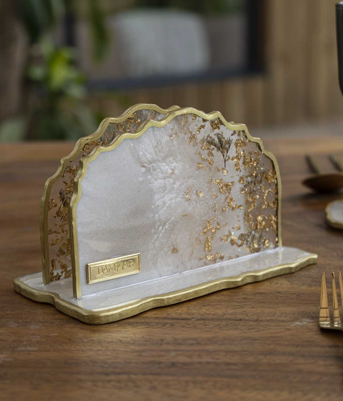 Servilletero en resina