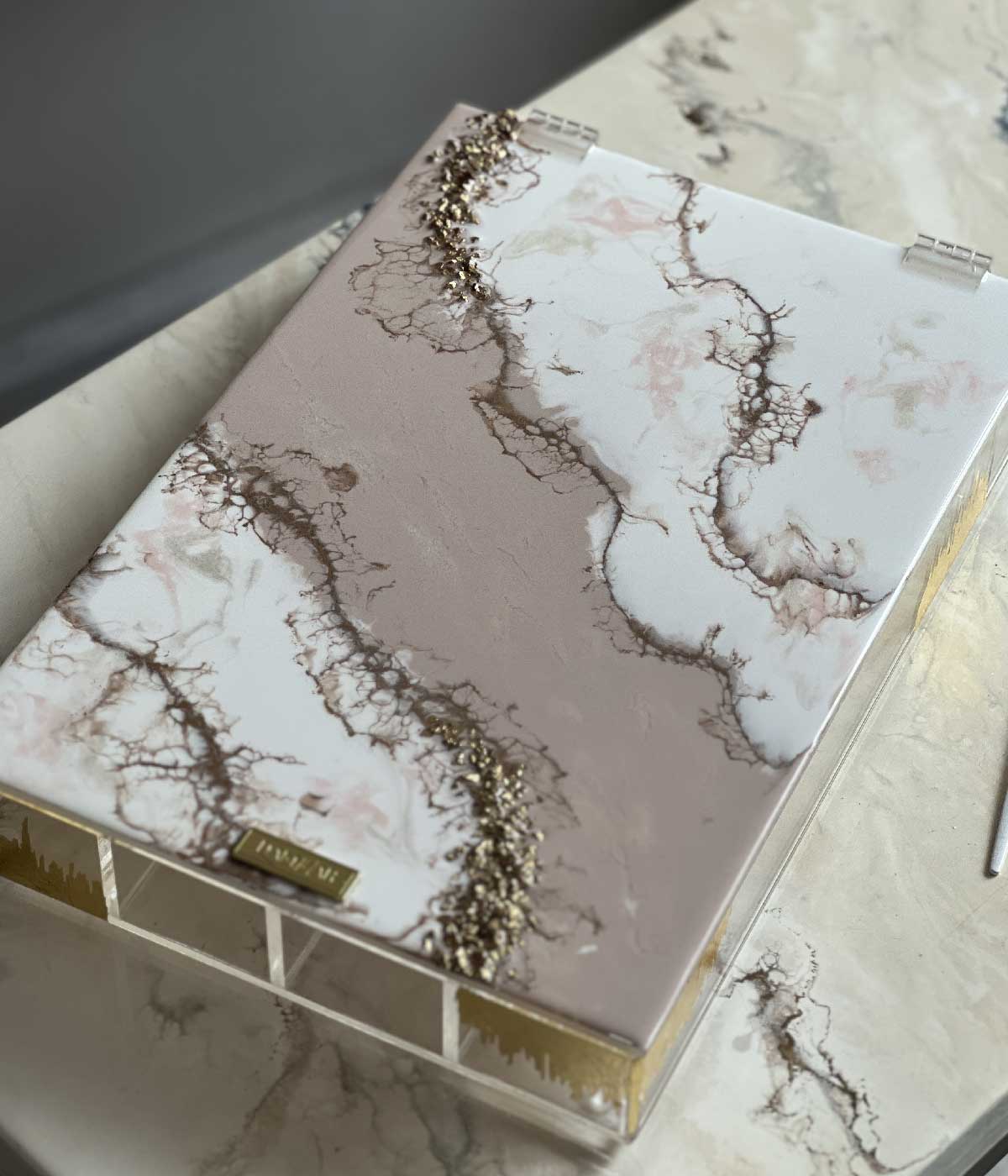 cubiertero en resina