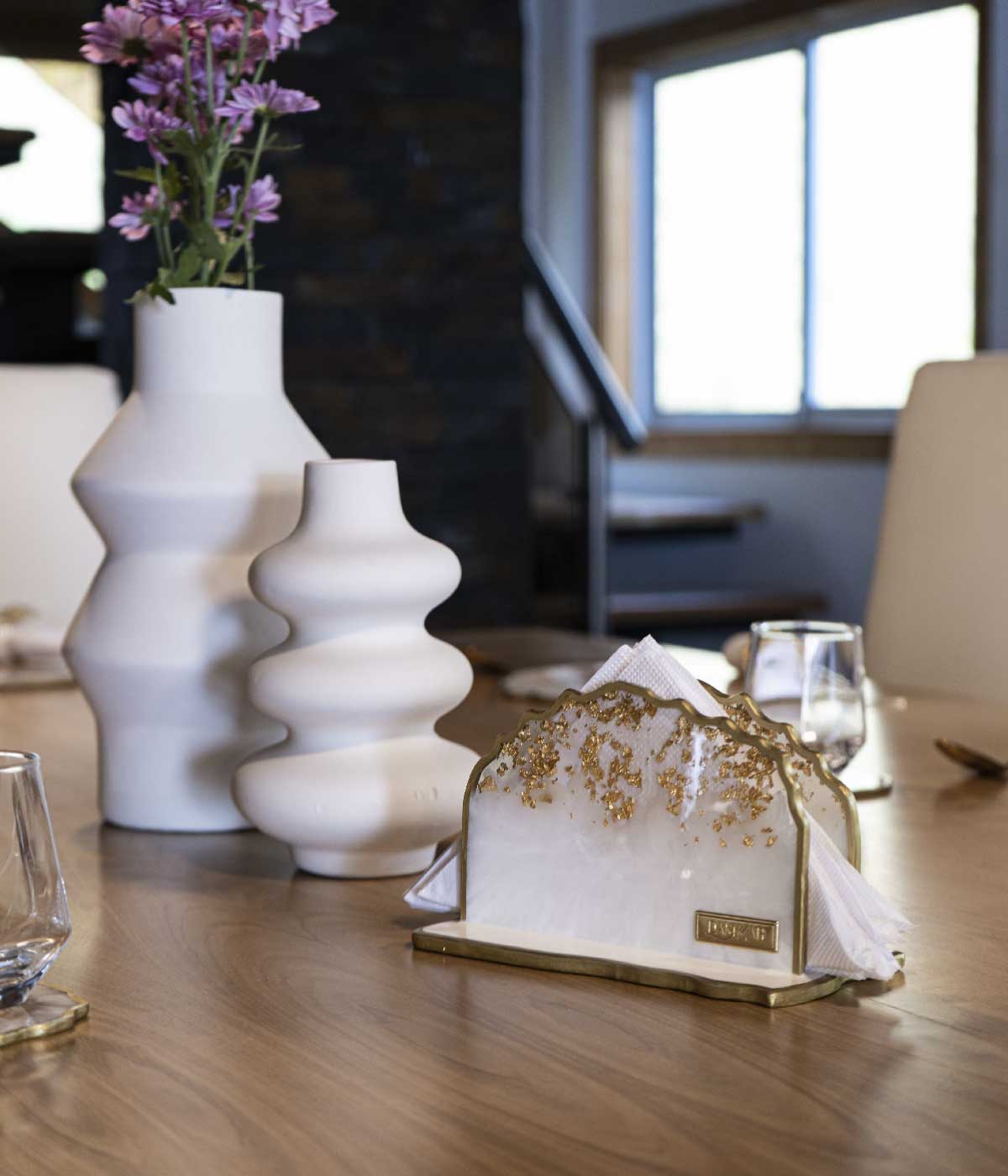 Servilletero en resina