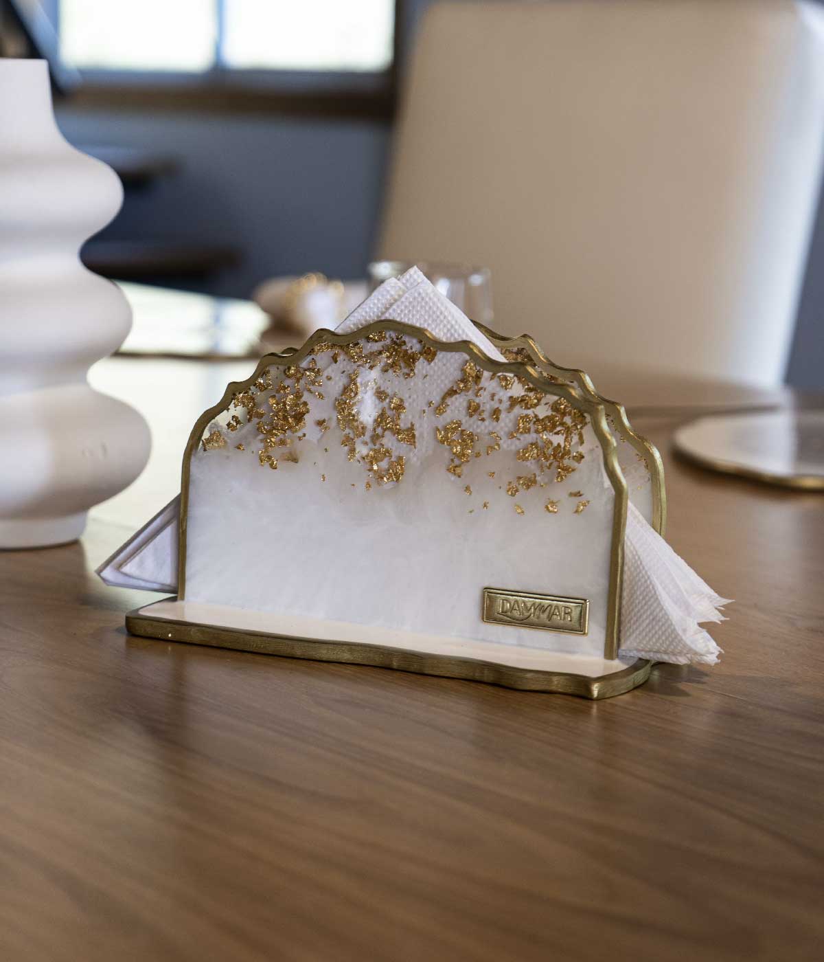 Servilletero en resina