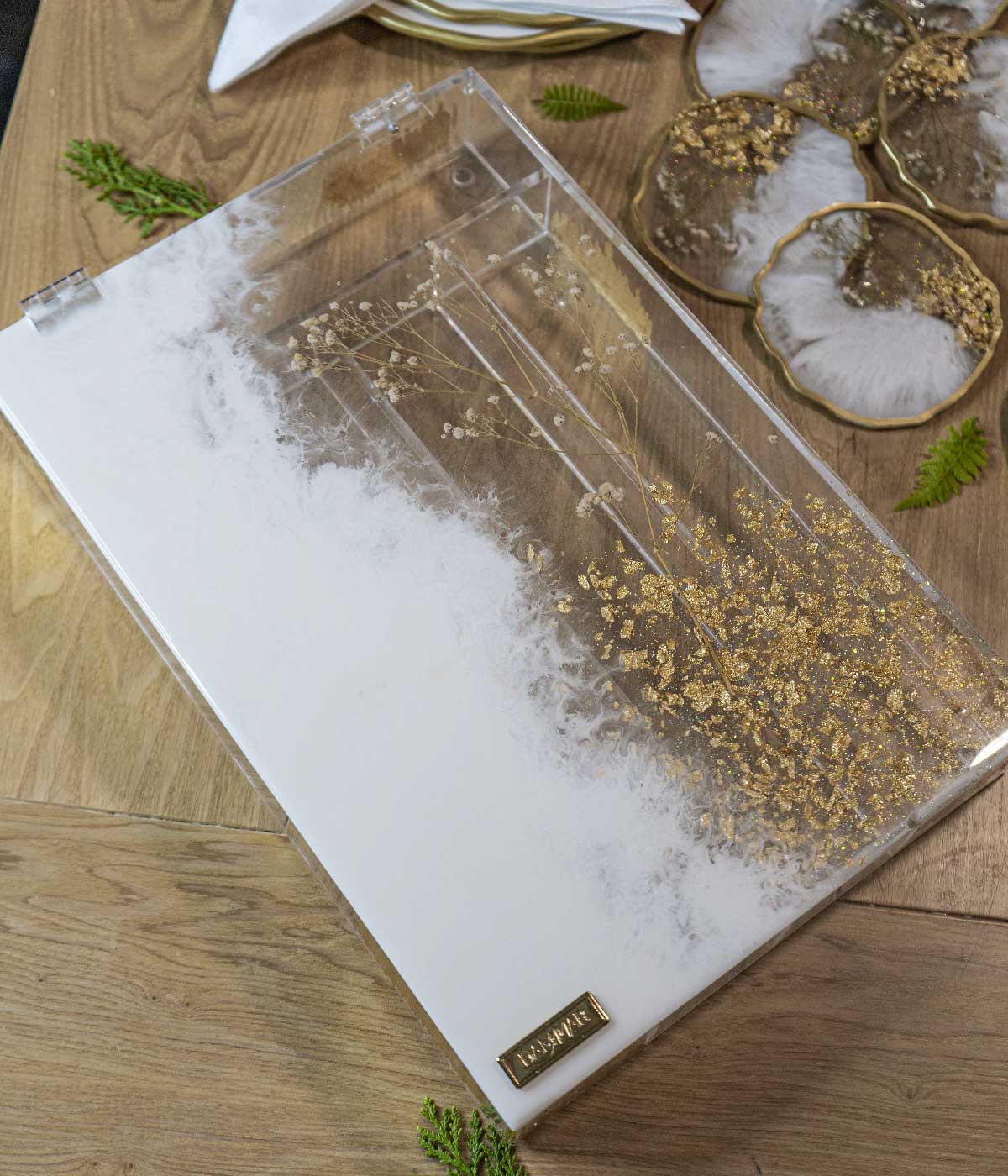 cubiertero en resina