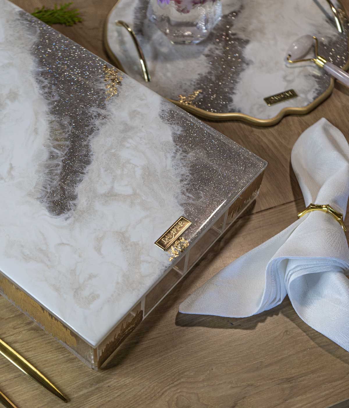 cubiertero en resina