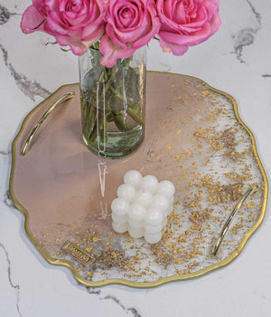 Bandeja Deluxe Gold Spring Beige