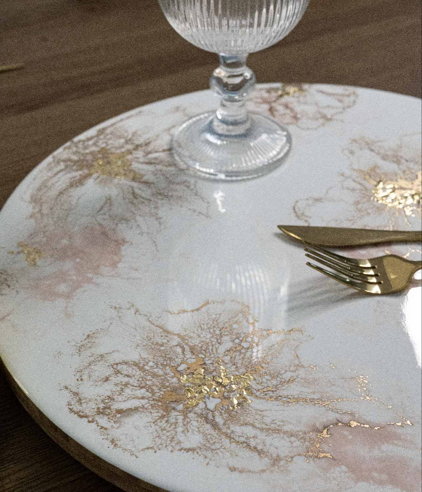 
                  
                    Tabla giratoria Greta White Rosa Gold
                  
                