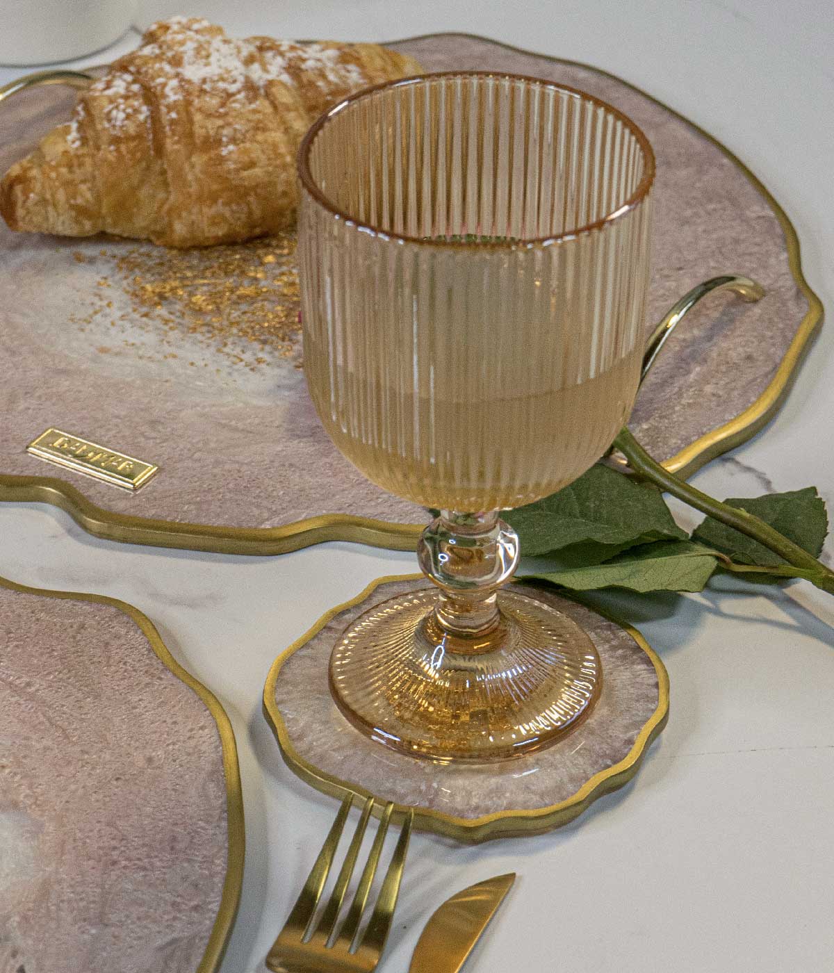 Portavasos Habanna Champagne Gold