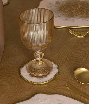 Individuales Habanna Pink Gold en resina, hechos a mano por Dammar