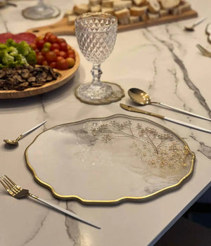 Individuales White Blossom Gold