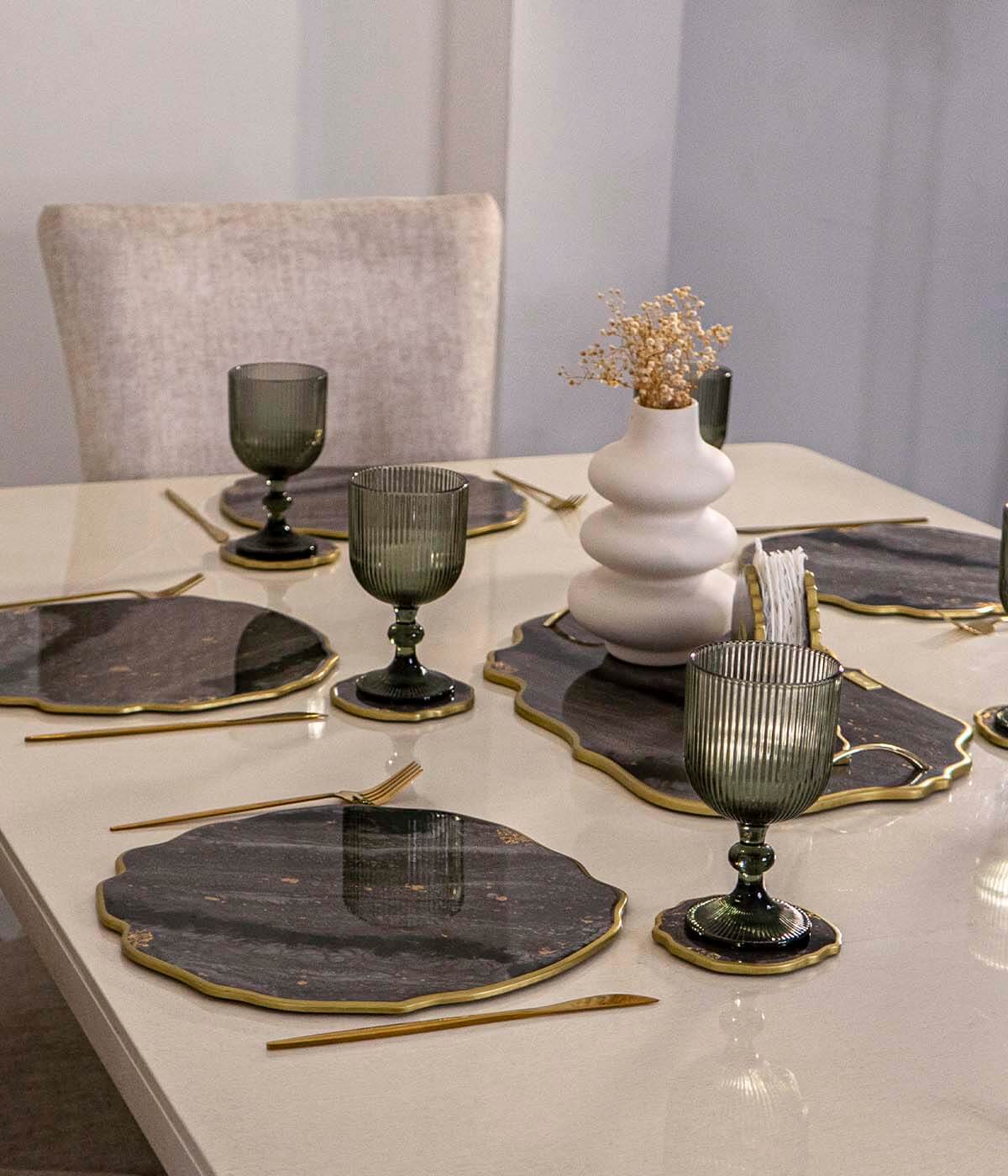 Individuales Plomo Gold