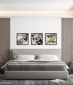 Cuadros Tripticos Gold Neutrals 40x40cm