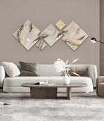 Cuadro Mare Pink and White en resina, hecho a mano por Dammar