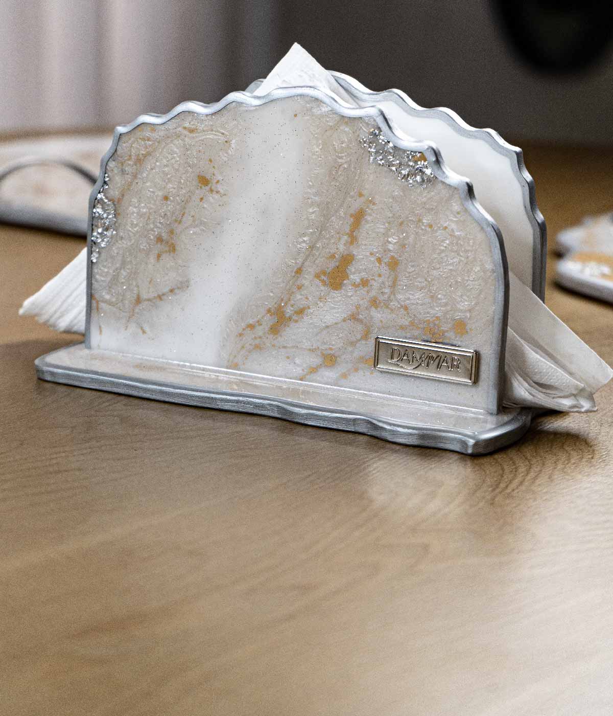 Servilletero en resina