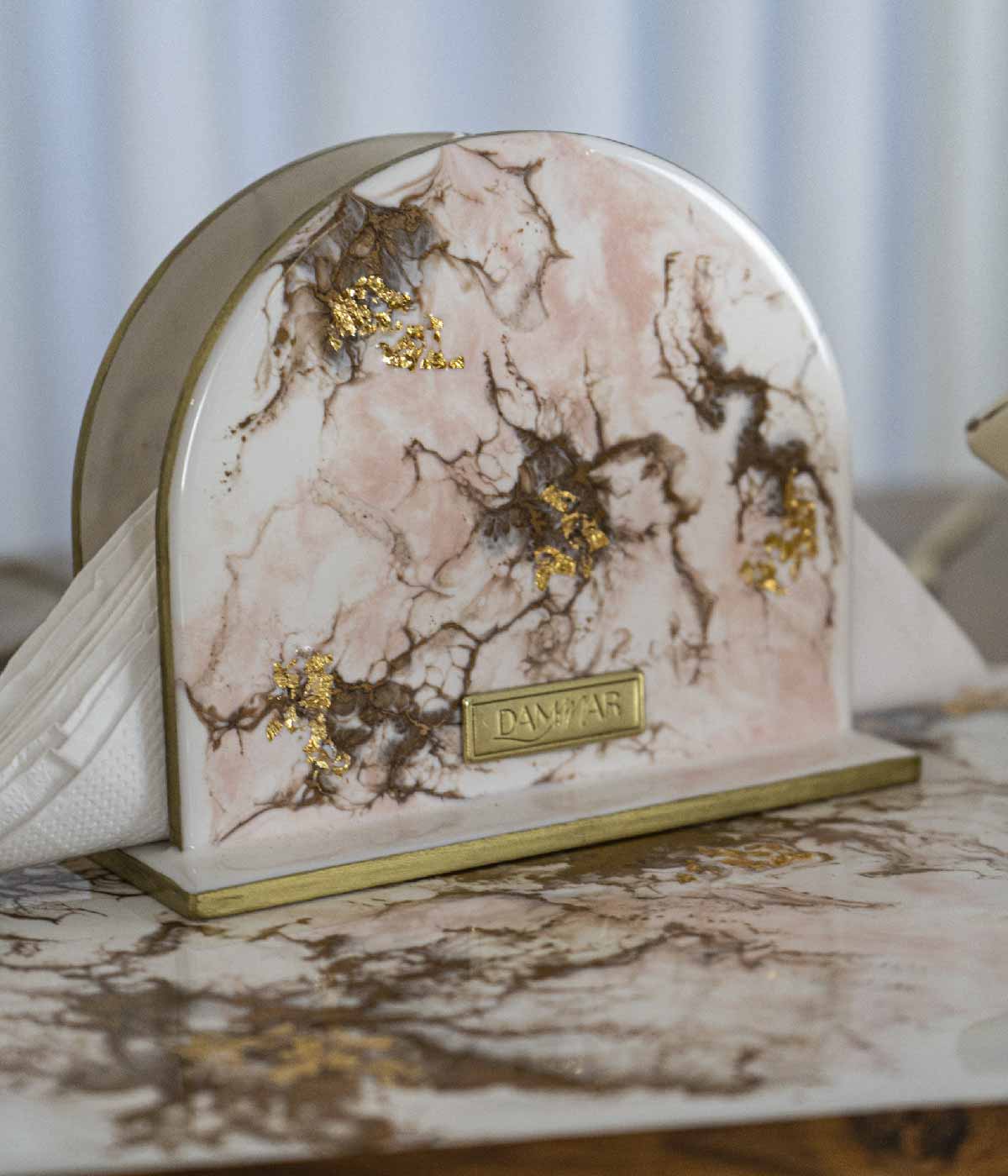 Servilletero en resina