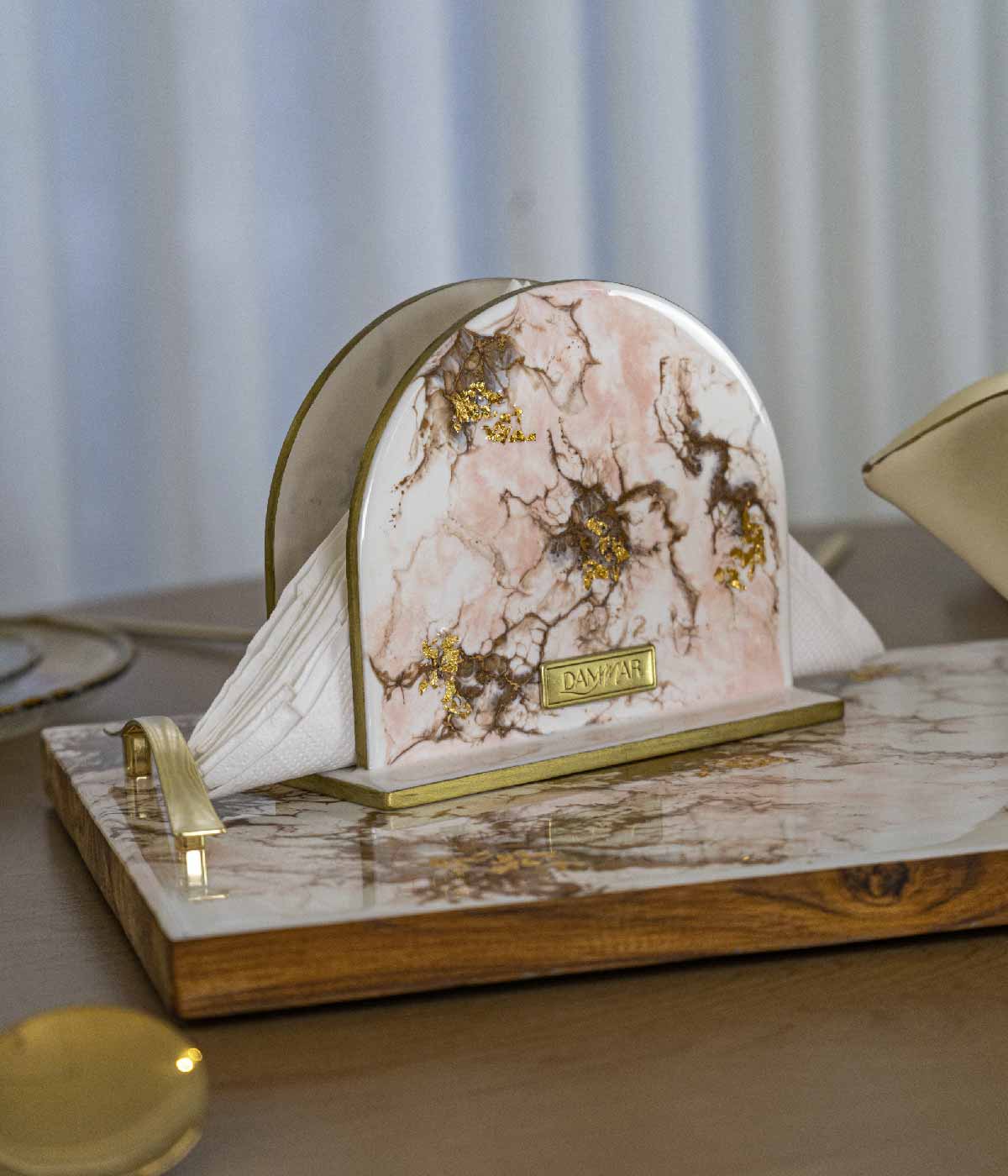 Servilletero en resina