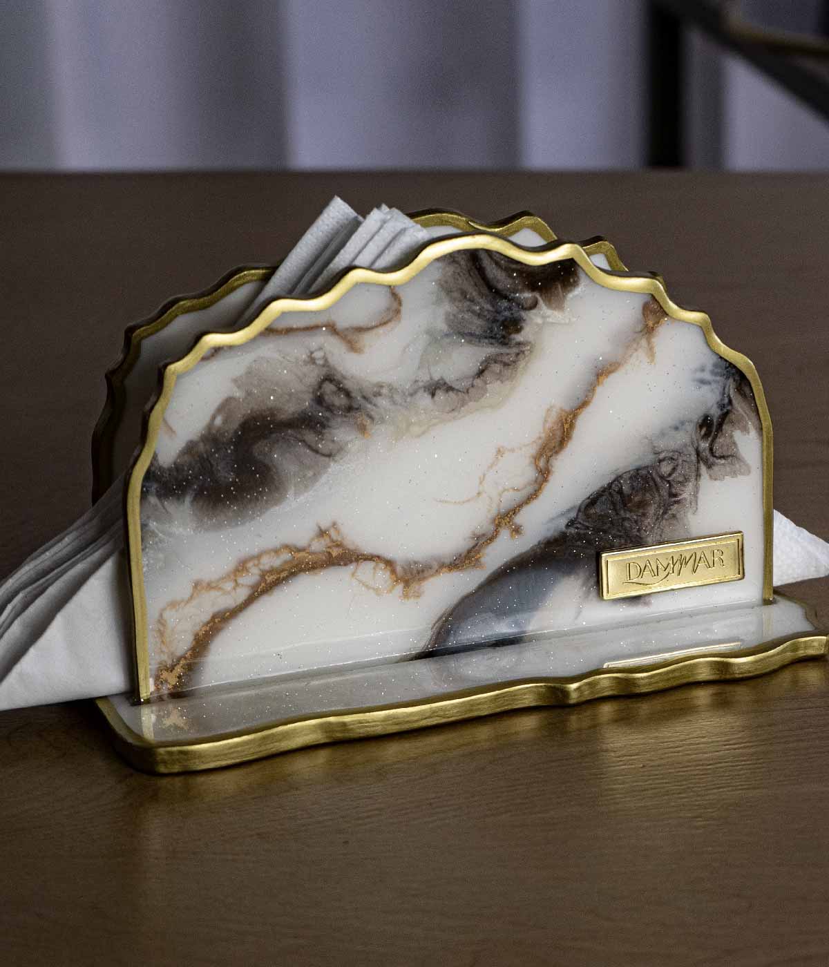 Servilletero en resina