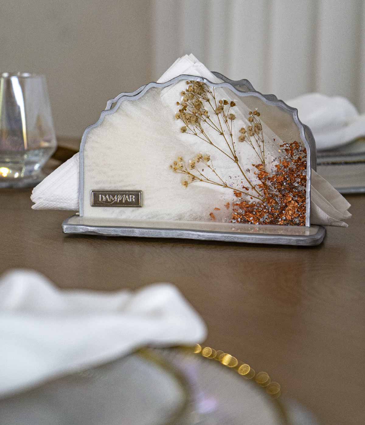 Servilletero en resina