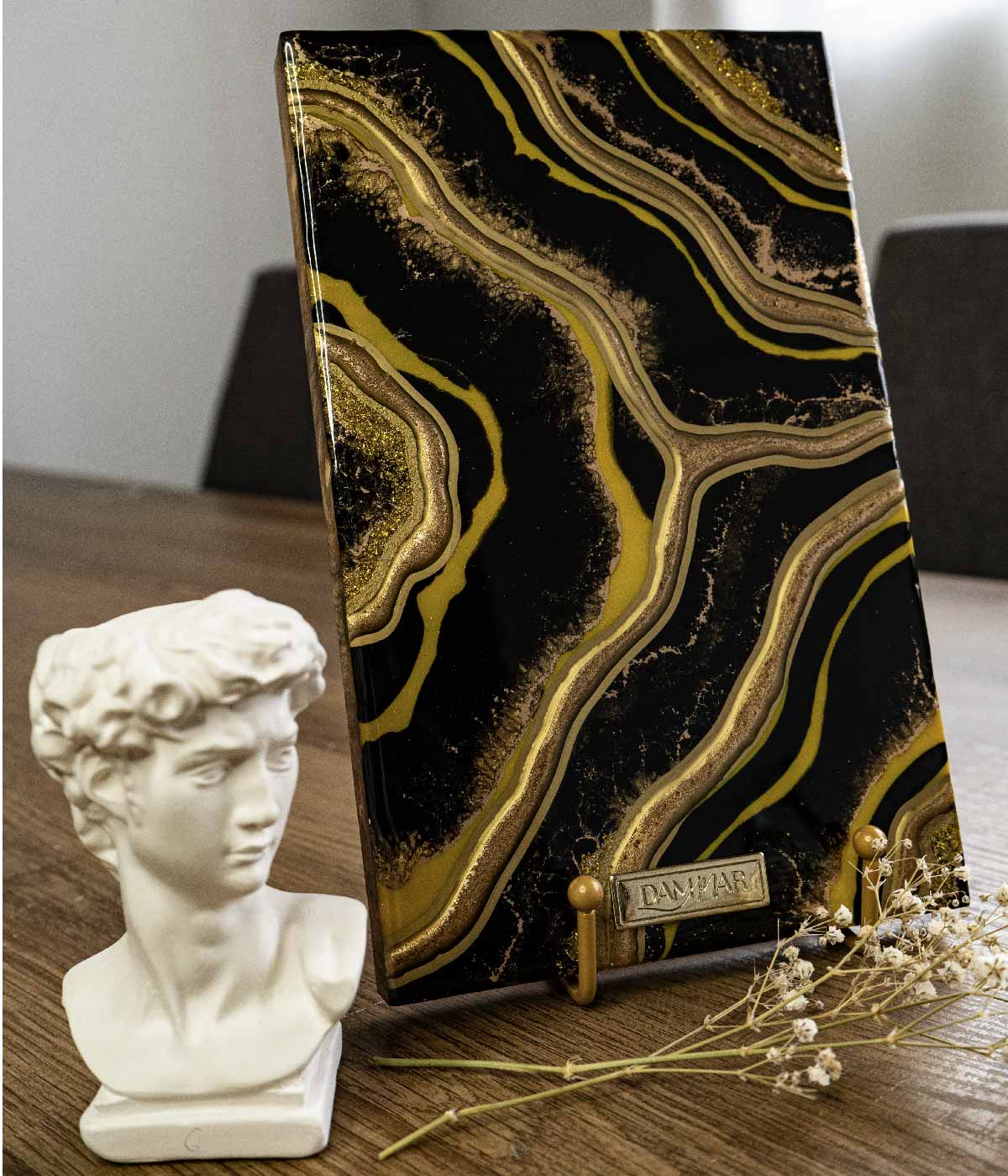 SALE - Cuadro Petit Black Gold 24x15cm.