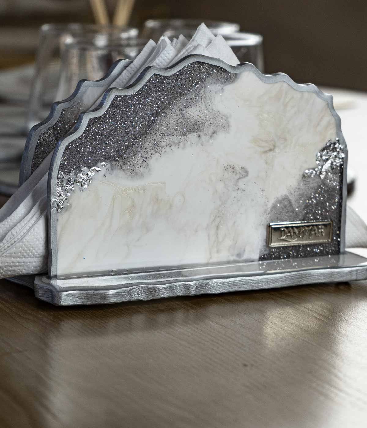 Servilletero en resina