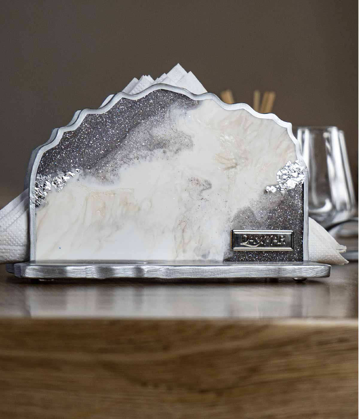 Servilletero en resina