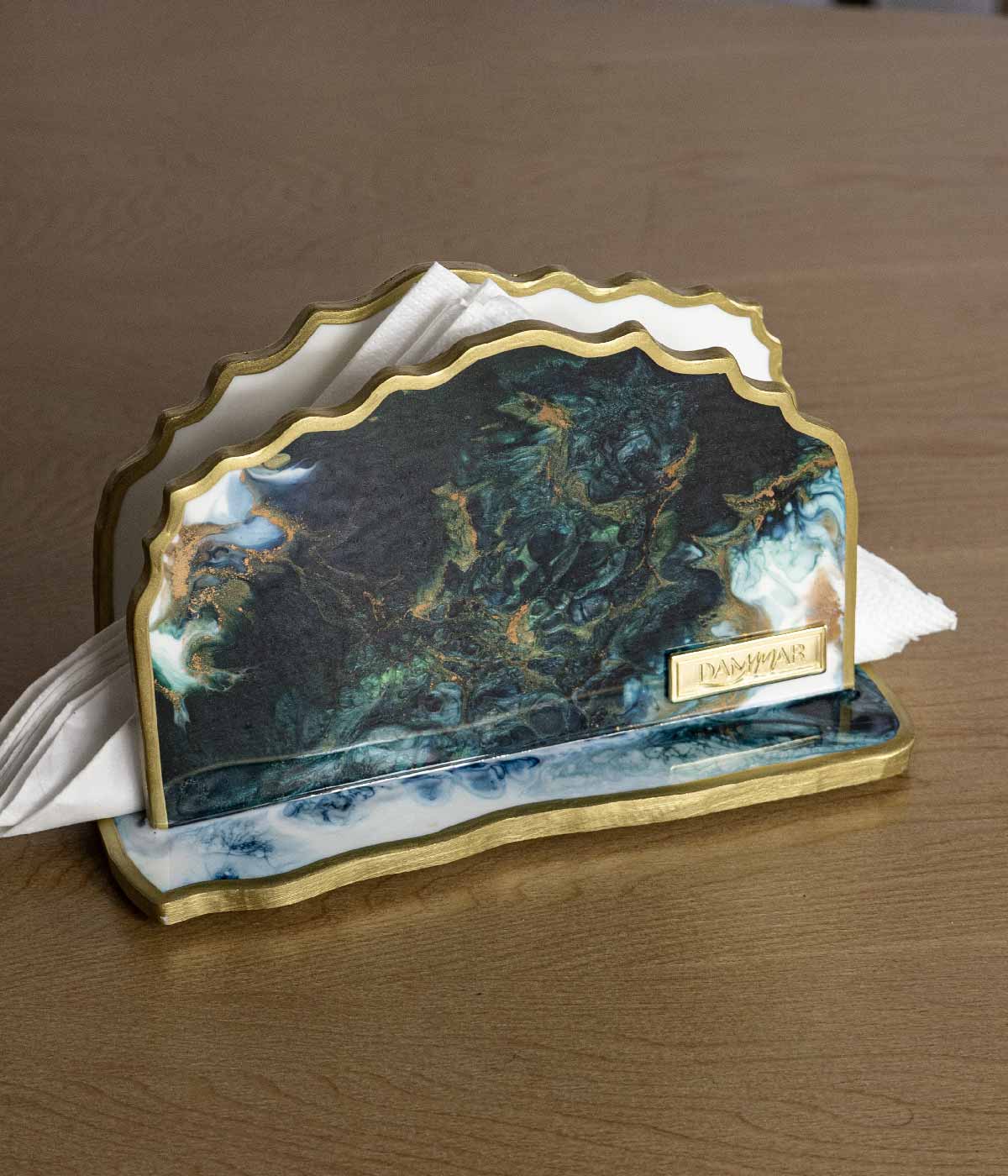 Servilletero en resina