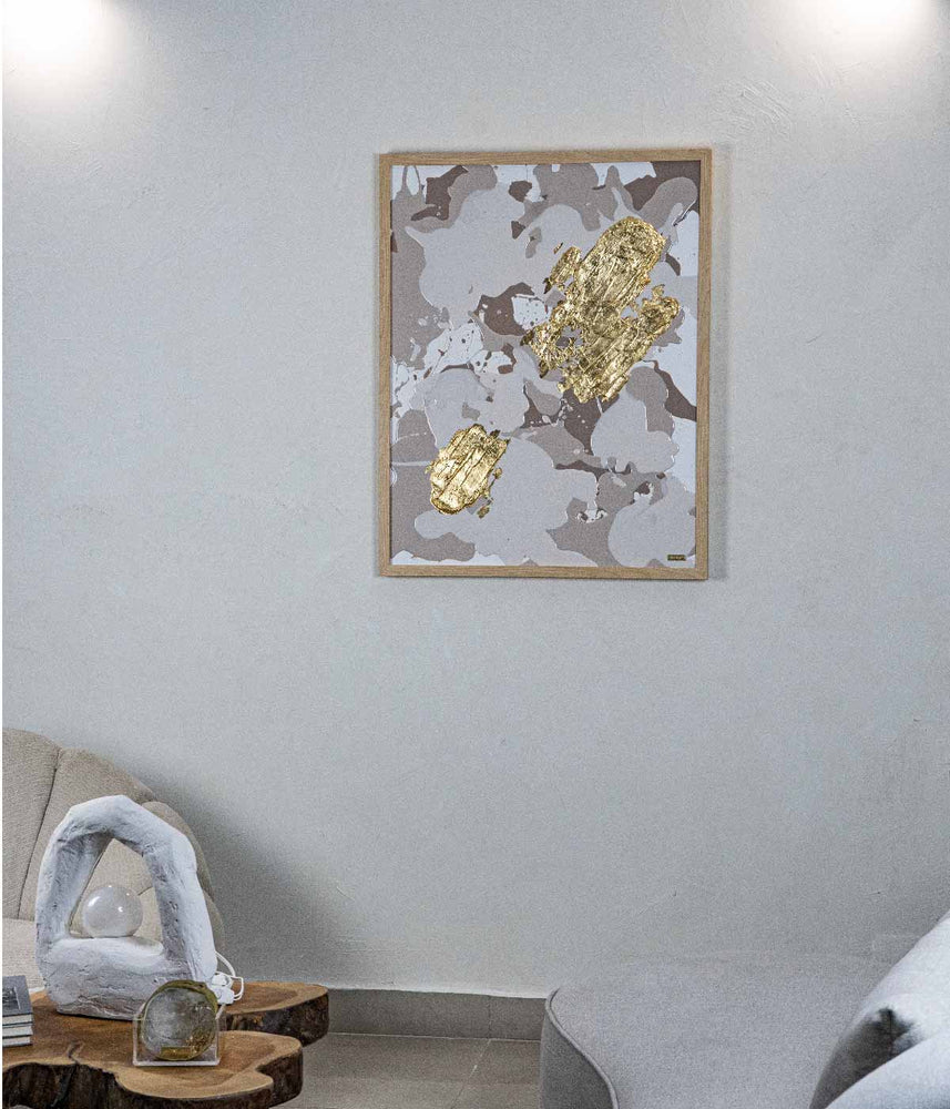 
                  
                    ENTREGA INMEDIATA - Cuadro Gold Neutrals Beige 90x70
                  
                