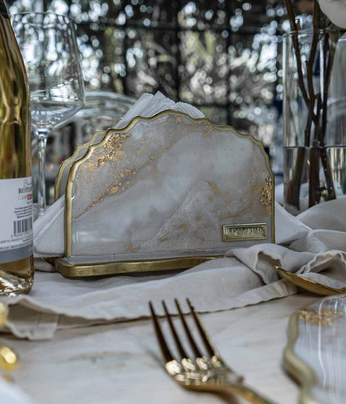 Servilletero en resina