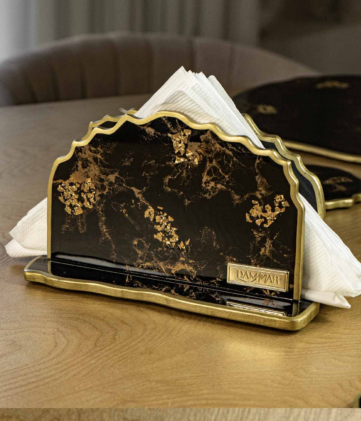 Servilletero en resina