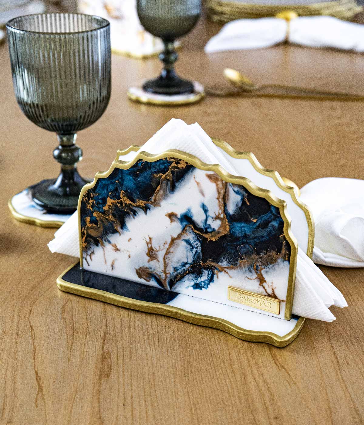 Servilletero en resina